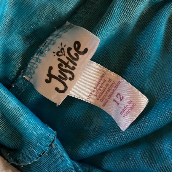 Girls ‘Justice’ Leopard Print Shorts - Picture 2 of 3